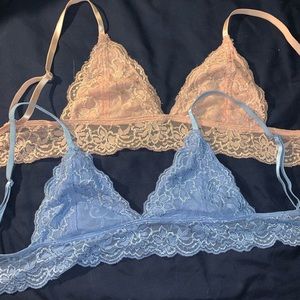 2 Lace Bralettes